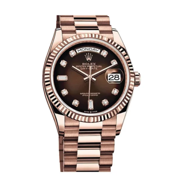 Rolex Day-Date 128235-0037 Brown Ombre Dial Replica