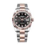 Rolex Datejust 126231 Black With Diamond Dial Replica