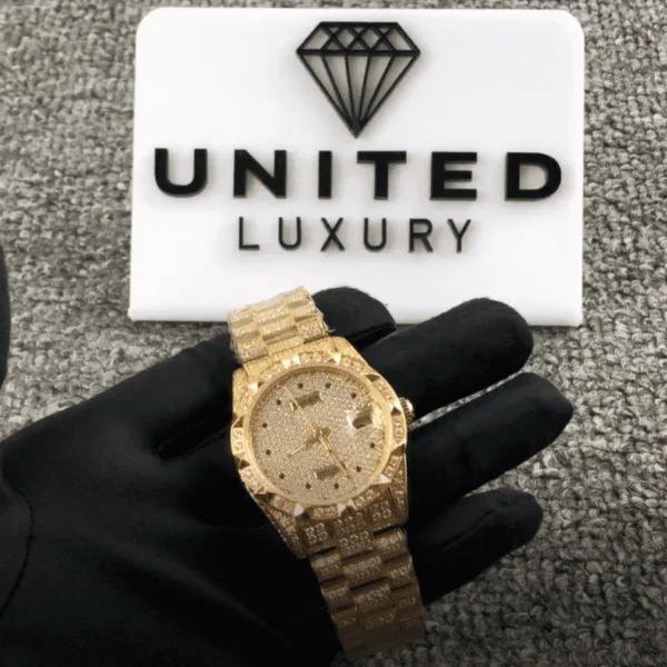 Rolex Gold Full Diamond Replica