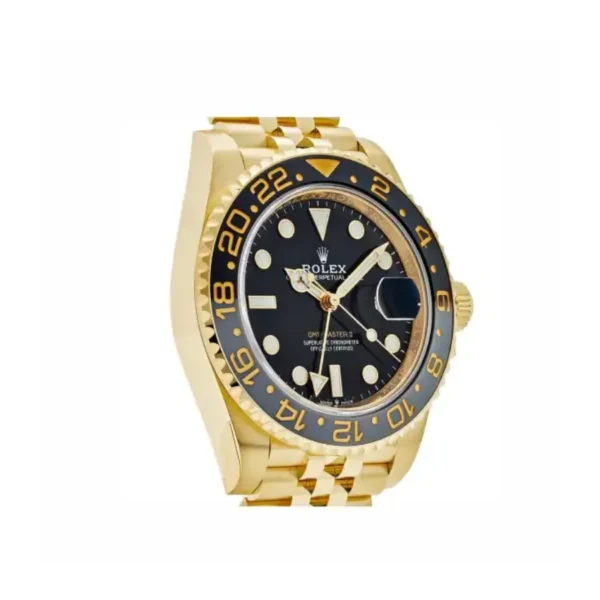 Rolex Gmt Master II Gold Black Dial Replica